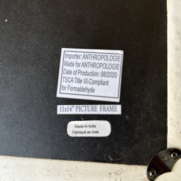 Anthropology 11x14” photo frame - Picture 3 of 3